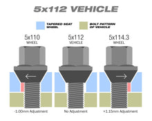 Load image into Gallery viewer, 20PCS + Key P.C.D. Variation Bolts/Wobble Bolts M14X1.5 5X112 to 5X114.3